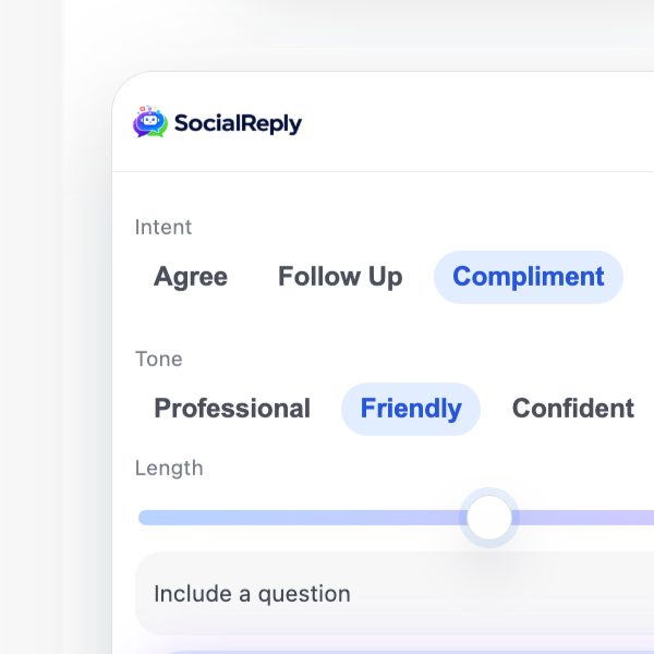 Illustration: choosing tone and intent